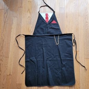 Apron Tuxedo Suit Classy Chef Costume O/S